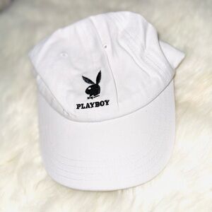 New Playboy White Cap